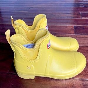 Hunter x Target rain boots, gently used, women’s 7
